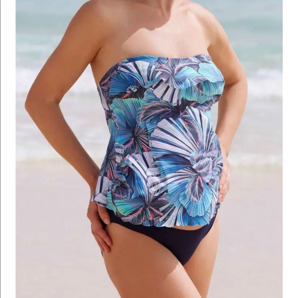Cache Coeur Pandora Maternity Tankini Top - Picture 3 of 11